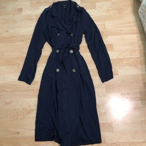 Navy Blue Light Trench Coat 💙💙